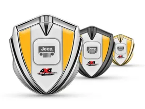 Jeep Silicone Emblema Badge Stile Tuning Finitura